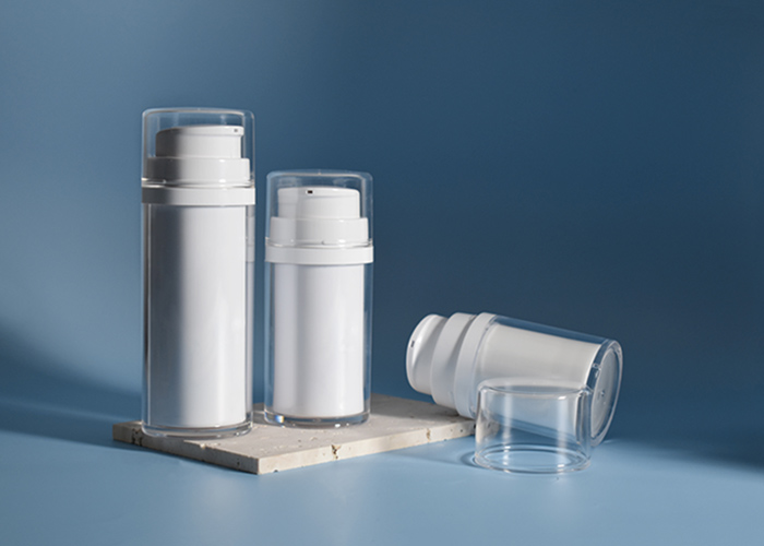 squat airless pump bottle wholesale custom cosmetic skincare pacakging