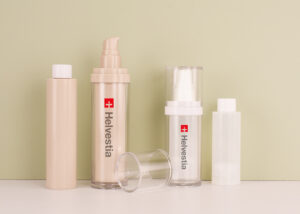 30ml 50ml wholesale custom double wall Refillable airless cosmetic bottle