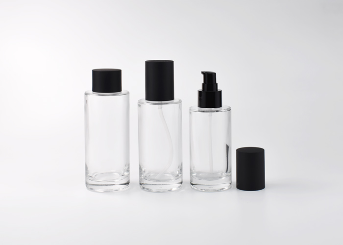 Thick Wall Glass Cosmetic Bottles 100ml 120ml 150ml