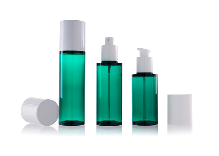 Cosmetic Spray Pump Bottle PETG Plastic Packaging Wholesale Supply