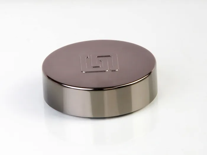 Plastic Jar Cap With Aluminum Shell For Cosmetic & Skincare