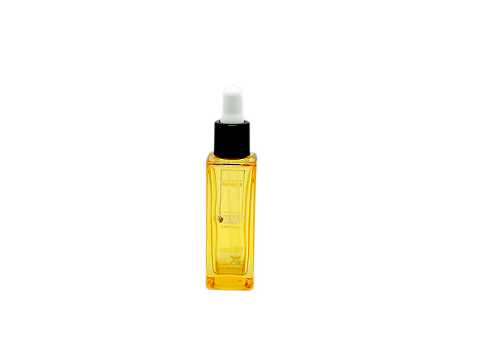 30ml square glass bottle and bulb rubber glass dropper pipette