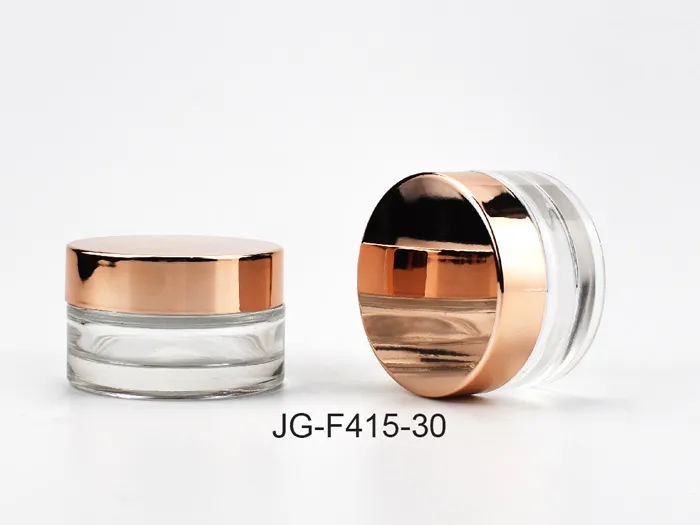 Screw-on Plastic Double Wall Cosmetic Jar Lid