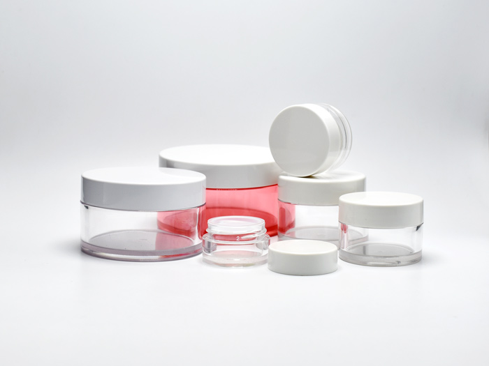 luxury thick-walled plastic PETG cosmetic jar container for bulk wholesale & customized design