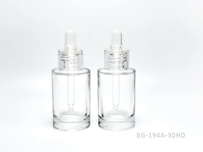 Heavy Glass Serum Bottle as Skincare Packaging