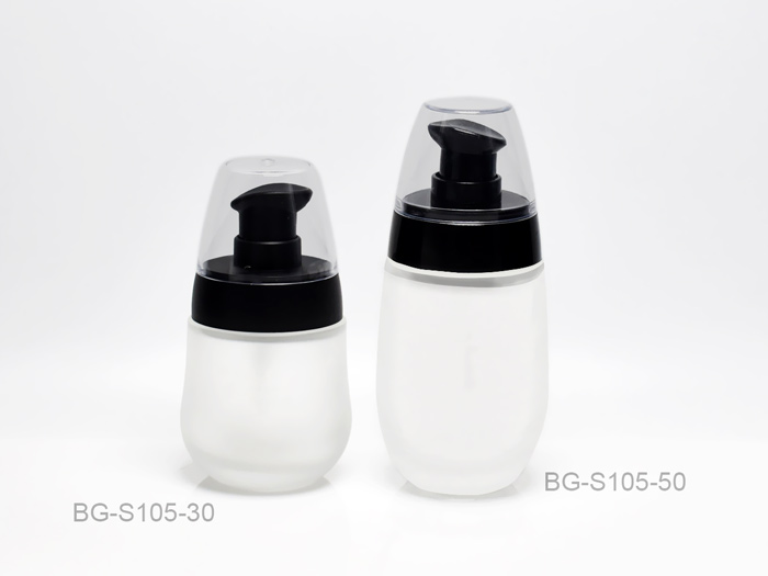 Liquid Foundation Glass Bottle With Pump 30ml 50ml