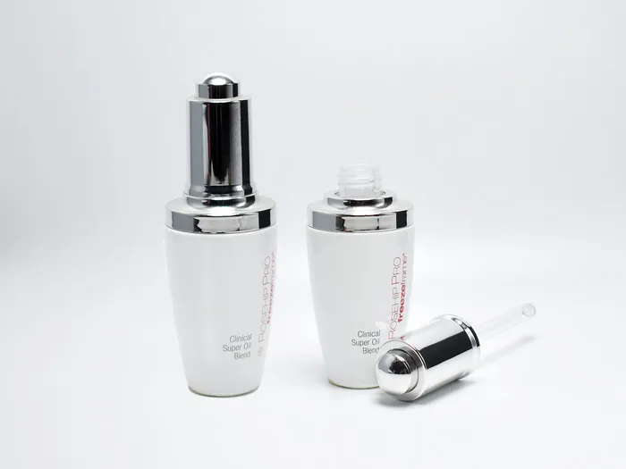 Luxury Press Dropper Glass Bottles For Skincare Oils & Serums