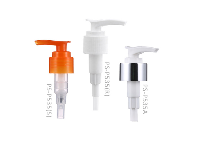 Screw lock lotion pump features a twist to lock design, a smooth pumping mechanism and wide compatibility for beauty, skincare, and personal care products.