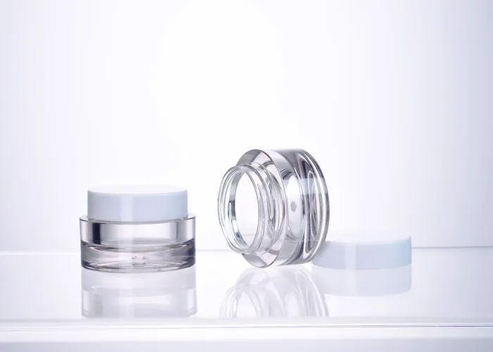 Cylinder Round Thick Wall PETG Cosmetic Jars