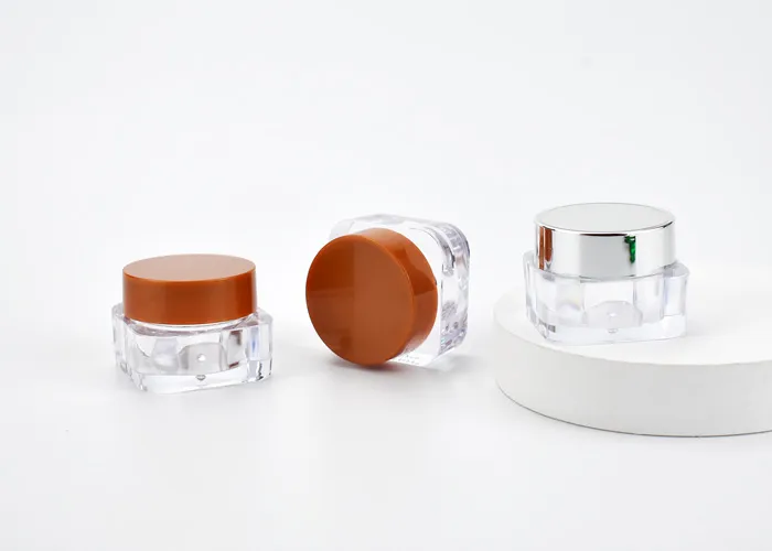 5g Plastic Square Makeup Jar Packaging