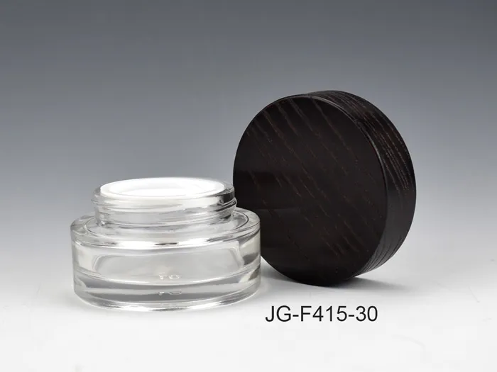 Sqaut Glass Cosmetic Jars 30ml