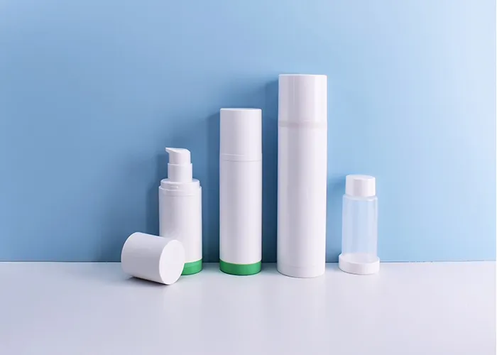 Plastic PP Airless Cosmetic Bottles With Refill