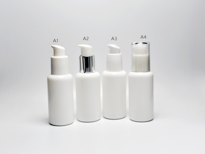 opaline glass lotion bottles with pump spray