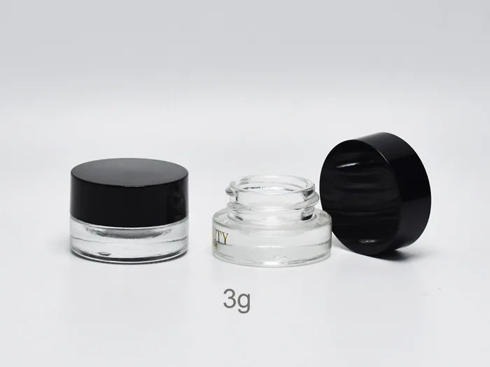 Glass Balm Jar Container For Cosmetics