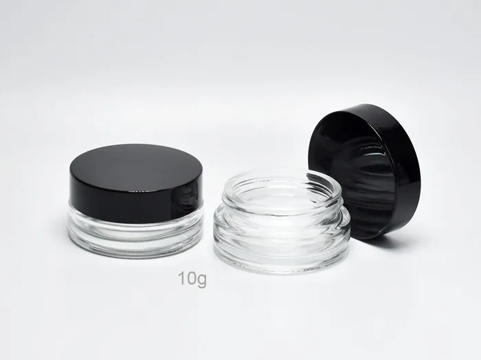 Glass Balm Jar Container For Cosmetics