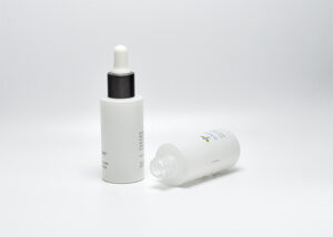 30ml luxury cylinderic glass bottle with bulb rubber dropper pipette