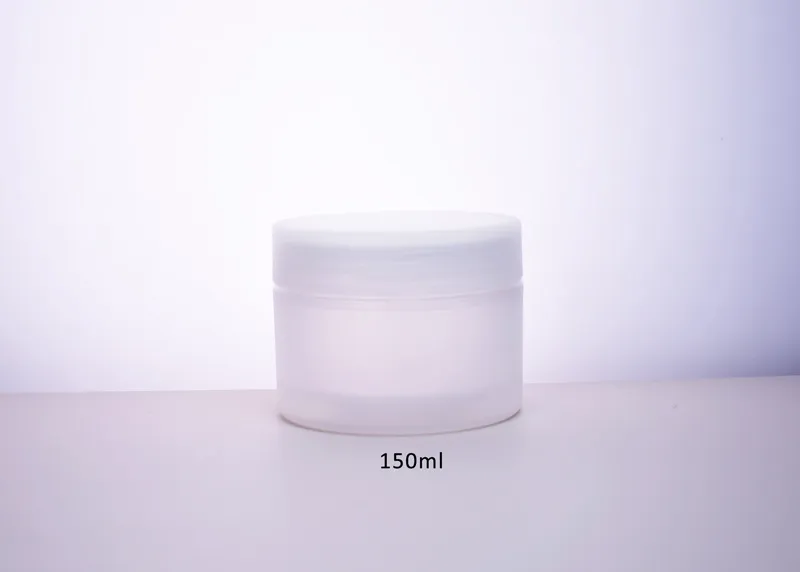 Cylinder Round Sustainable PP Cosmetic Jar Packaging 150ml