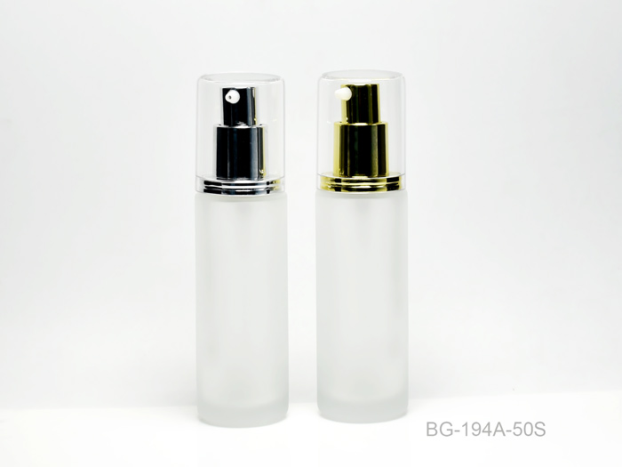 50ml Glass Lotion Pump Bottle as skincare packaging