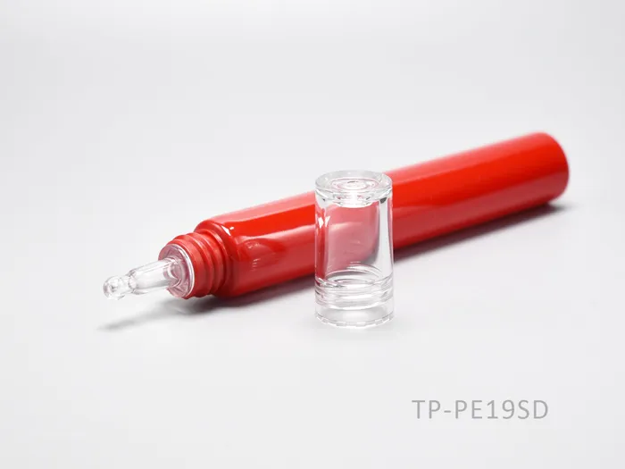 Empty Plastic Dropper Tip Tube Packaging For Cosmetics