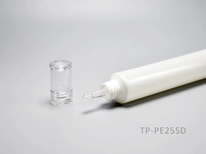 Empty Plastic Dropper Tip Tube Packaging For Cosmetics