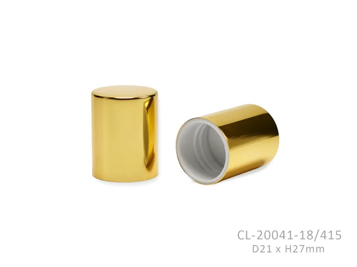Aluminum Cosmetic Bottle Caps & Closures