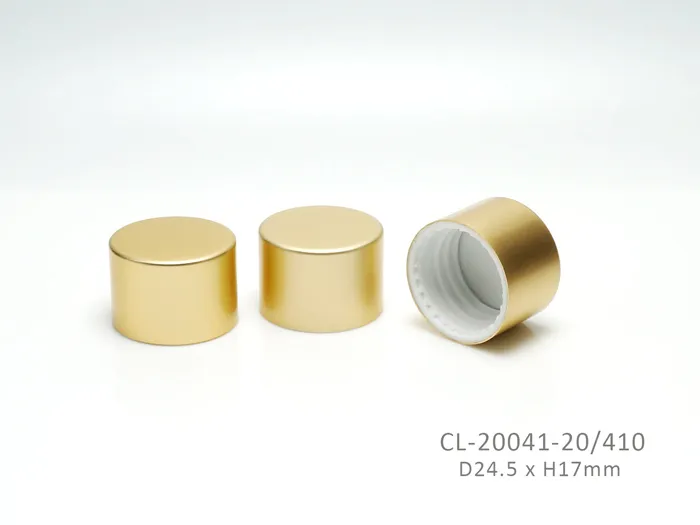 Aluminum Cosmetic Bottle Caps & Closures