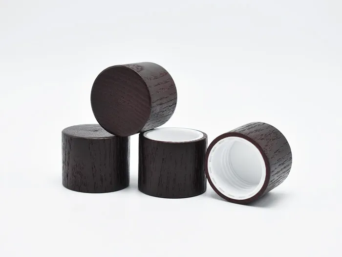Wooden Cosmetic Bottle Cap & Closure