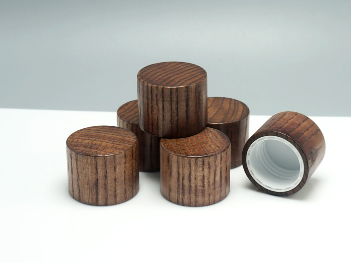 24.410 Wood Caps For Cosmetic Bottles Sustainable Cosmetic Packaging