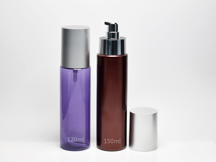 Wholesale Cosmetic Pump Bottles PET Plastic as Skincare Bottles 120ml 150ml