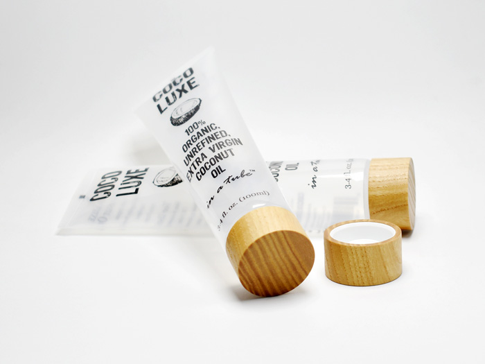 Sustainable and recyclable wood cap for cosmetic tubes, perfect for eco-conscious brands. Customizable and available for wholesale orders.