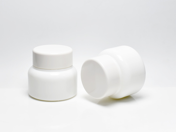 UV Protected Glass Jars As Skincare Packaging Containers 50ml