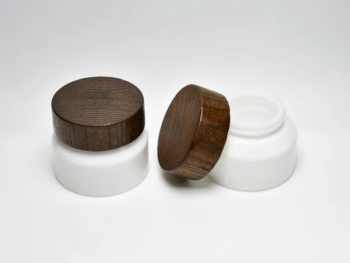 Natural Wooden Cap For Cosmetic Jar