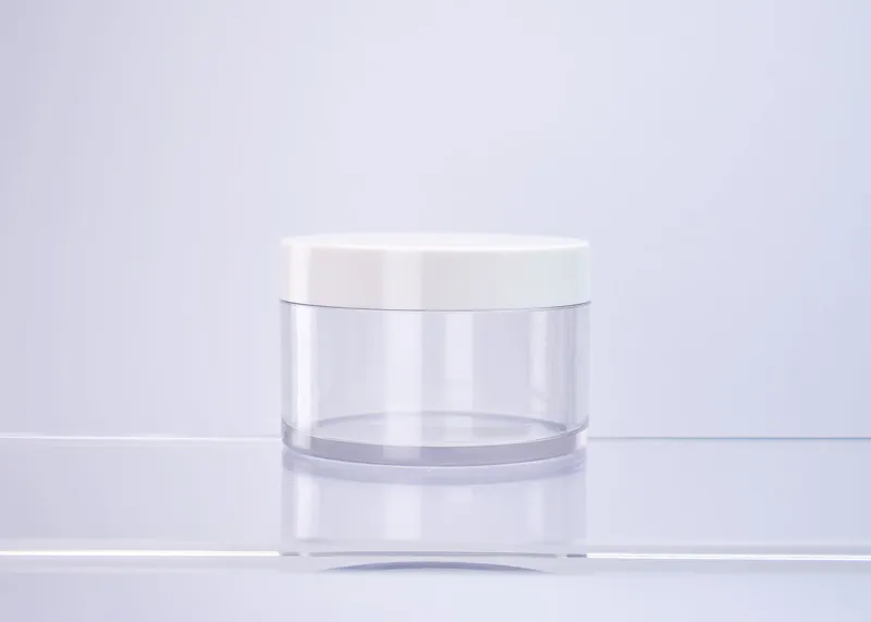 Straight-sided Thick Wall Cosmetic Jars PET 200ml