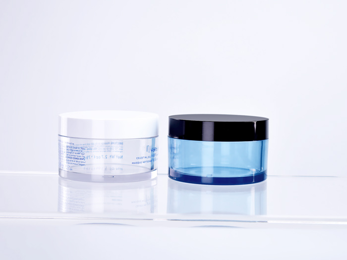 Cylinder Thick-Walled PET Cosmetic Jars 80ml