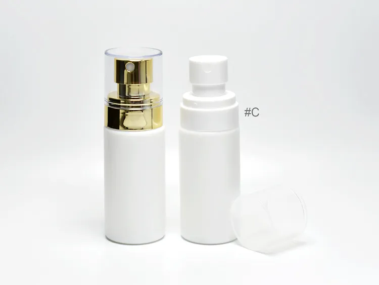 40ml Opal White Glass Cosmetic Bottles With Pump