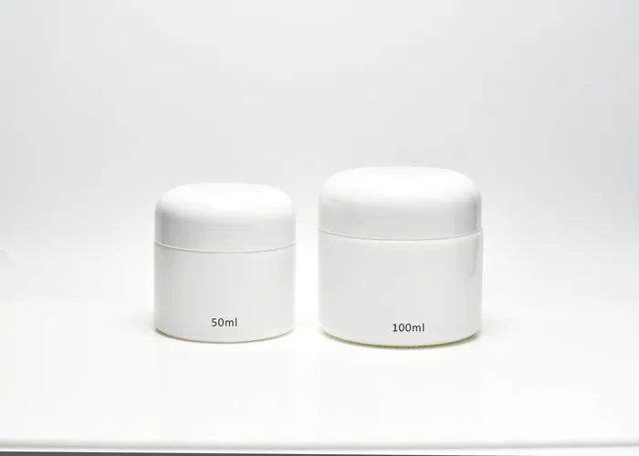 Opaque Glass Jar with Dome Cap 50/100ml
