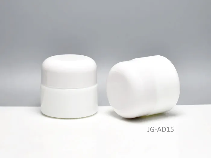 Opaque Glass Jar with Dome Cap 15ml