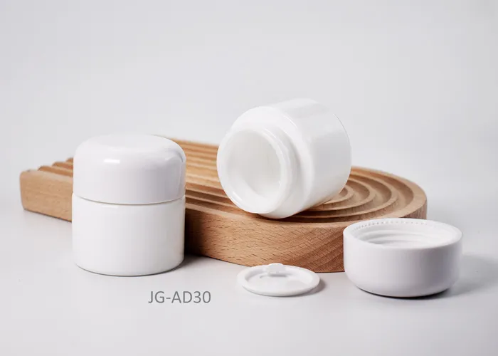 Opaque Glass Jar with Dome Cap 30ml