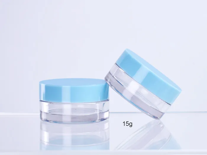 15ml Cylinder Round Thick Wall PET Cosmetic Jars