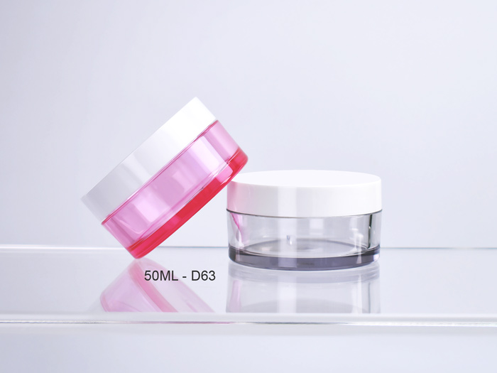 wholesale custom 50ml Thick Wall PET Cosmetic Jars