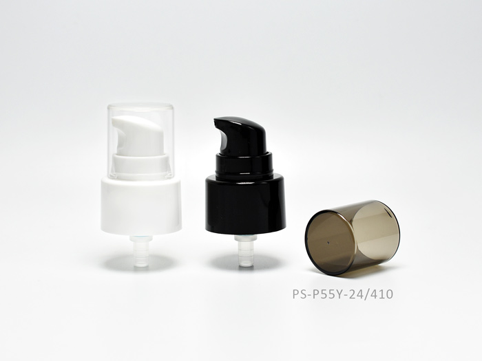 Plastic serum pump for cosmetics, ideal for precise dosage, smooth dispensing, air-tight sealing, and compatibility with various beauty products; customizable design available for bulk wholesale.