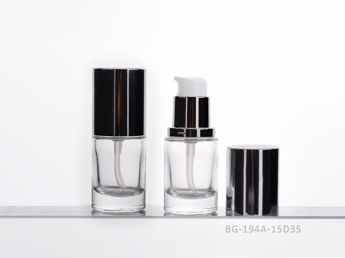 15ml Heavy Glass Cosmetic Bottle Skin Essence Packaging