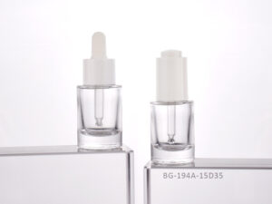 15ml Heavy Glass Cosmetic Bottle Skin Essence Packaging