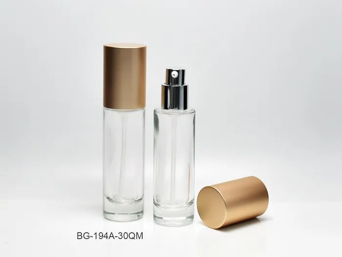 30ml Thick-walled Glass Bottle With Pump For Cosmetics