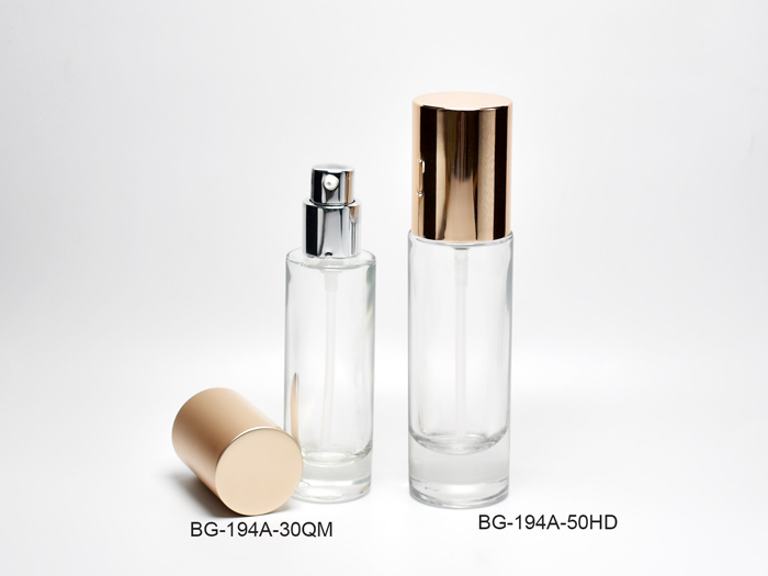 Thick-walled Glass Bottle With Pump For Cosmetics