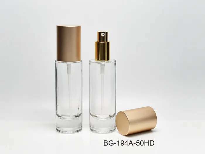 50ml Thick-walled Glass Bottle With Pump For Cosmetics