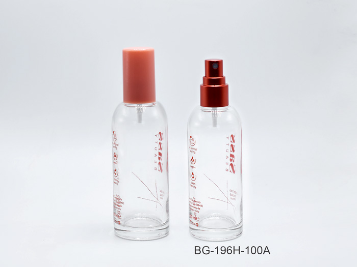 100ml Glass Cosmetic Spray Bottles Cosmo Round