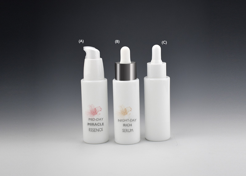opal glass primary cosmetic packaging supply