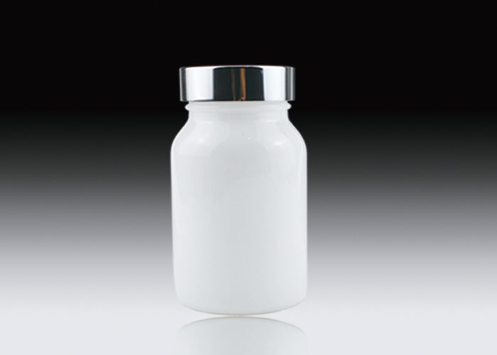 BG-B445-250ml-milk-glass-supplement-bottle opaque white glass pharmacy bottles