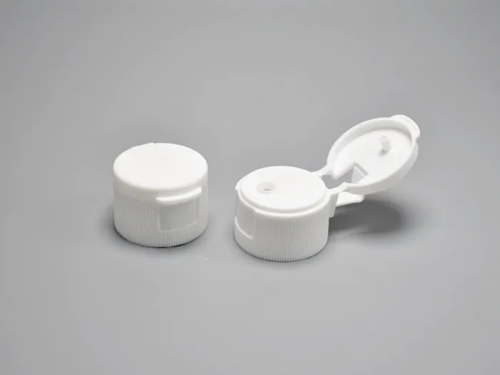 Ribbed Plastic Flip Top Cap PP Dispensing Closures